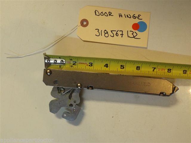 KENMORE/FRIGIDAIRE STOVE 318567132 UPPER DOOR HINGE used KENMORE/FRIGIDAIRE STOVE 318567132 UPPER DOOR HINGE used